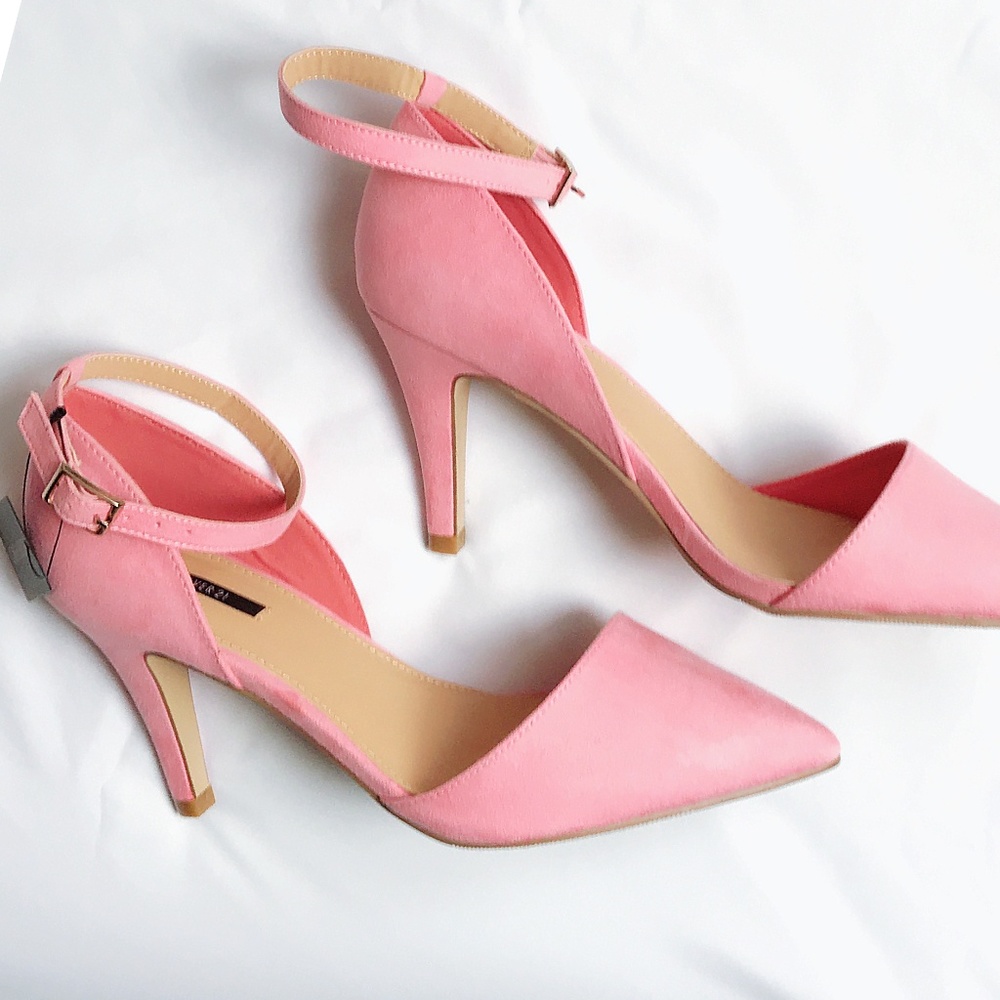 NIB Forever 21 size 7 Pink D'Orsay Pumps